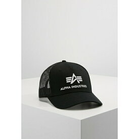 アルファインダストリーズ メンズ 帽子 アクセサリー BASIC TRUCKER UNISEX - Cap - black