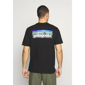 パタゴニア メンズ Tシャツ トップス LOGO RESPONSIBILI - Print T-shirt - black