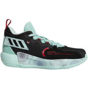 adidas �A�f�B�_�X �����Y �X�j�[�J�[ �yadidas Dame 7 EXTPLY Black Clear Mint�z �T�C�Y US_7(25.0cm) Core Black/Clear Mint/Vivid Red