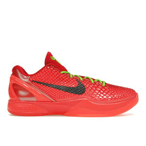Nike �i�C�L �����Y �X�j�[�J�[ �yNike Kobe 6 Protro Reverse Grinch�z �T�C�Y US_8.5(26.5cm) Bright Crimson/Black/Electric Green