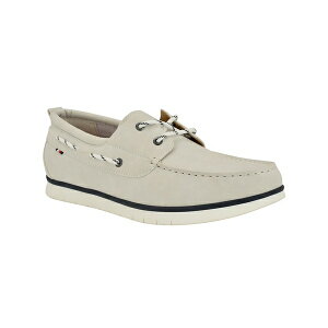 トミー ヒルフィガー メンズ スニーカー シューズ Men's Sator Modernized Boat Shoe White