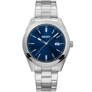 _i L j[[N Y uXbgEoOEANbg ANZT[ Men's Modernist Classics Dark Blue Stainless Steel Bracelet Watch, 40mm Silver