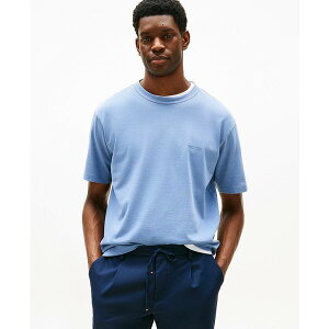 g~[ qtBK[ Y Vc gbvX Men's Relaxed-Fit Logo T-Shirt Brisk Blue