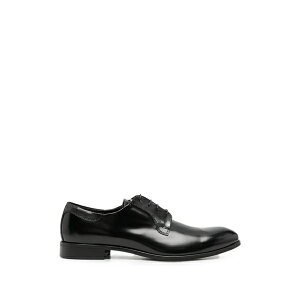 �J���� �s�j���e�b�� �����Y �h���X�V���[�Y �V���[�Y Textured-panel lace-up derby shoes Black