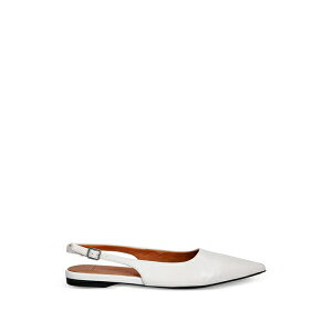 �o�K�{���h ���f�B�[�X �T���_�� �V���[�Y Hermine pointed-toe slingback ballet flats White
