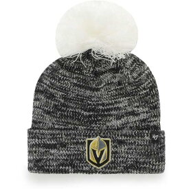 フォーティーセブン レディース 帽子 アクセサリー Vegas Golden Knights '47 Women's Triple Cross Cuffed Knit Hat with Pom Gray