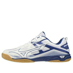Mizuno �~�Y�m �����Y �X�j�[�J�[ �yMizuno Wave Kaiserburg 7 'White Blue' 81GA222027�z �T�C�Y US_5.5(23.5cm)