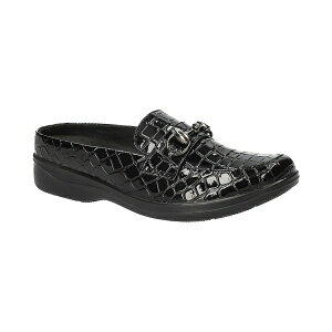 �C�[�W�[�X�g���[�g ���f�B�[�X �T���_�� �V���[�Y Women's Nell Comfort Mules Black Croco