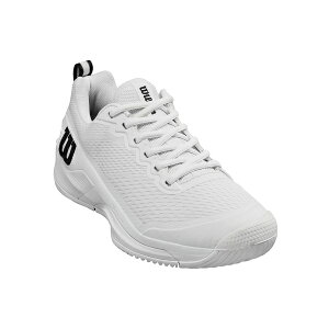�E�B���\�� �����Y �X�j�[�J�[ �V���[�Y Men's Rush Pro 4.5 Wide Toe Box Tennis Shoes White/black