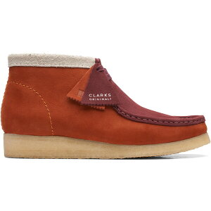 Clarks N[NX Y Xj[J[ yClarks Originals Wallabee Boot Dark Orange Combinationz TCY US_10(28.0cm) Dark/Orange