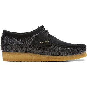Clarks N[NX Y Xj[J[ yClarks Originals Wallabee Black Raffia Txtz TCY US_12(30.0cm) Black/Black Raffia Txt