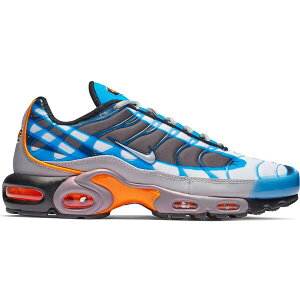 Nike �i�C�L �����Y �X�j�[�J�[ �yNike Air Max Plus Deluxe�z �T�C�Y US_12(30.0cm) Photo Blue/Wolf Grey-Orange Peel-Black-White-Metallic Silver