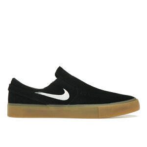 Nike �i�C�L �����Y �X�j�[�J�[ �yNike SB Zoom Janoski Slip RM Black White Gum�z �T�C�Y US_12(30.0cm) Black/White-Black-Gum Light Brown