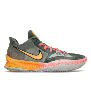 Nike �i�C�L �����Y �X�j�[�J�[ �yNike Kyrie 4 Low Sunrise�z �T�C�Y US_8(26.0cm) Dutch Green/Bright Mango-Laser Orange
