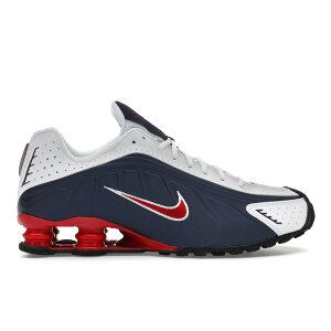 Nike �i�C�L �����Y �X�j�[�J�[ �yNike Shox R4 USA (2025)�z �T�C�Y US_M_14 Midnight Navy/White/Metallic Silver/Gym Red