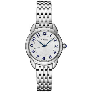 セイコー レディース 腕時計 アクセサリー Women's Essentials Stainless Steel Bracelet Watch 29mm White
