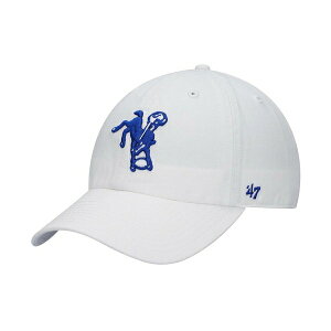 47uh Y Xq ANZT[ Men's White Indianapolis Colts Clean Up Legacy Adjustable Hat White