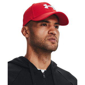 A_[A[}[ Y Xq ANZT[ Men's UA Blitzing Baseball Hat Red / / White
