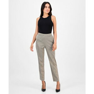 �G�[�P�[ �A�� �N���C�� ���f�B�[�X �J�W���A���p���c �{�g���X Petite Printed Mid-Rise Straight-Leg Pants Vicuna Multi