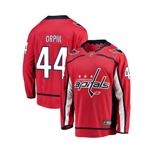 �t�@�i�e�B�N�X �����Y �V���c �g�b�v�X Men's Brooks Orpik Red Washington Capitals Breakaway Home Player Jersey Red
