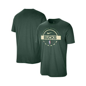 �i�C�L �����Y T�V���c �g�b�v�X Men's Hunter Green Milwaukee Bucks Authentic Practice T-Shirt Hunter Green