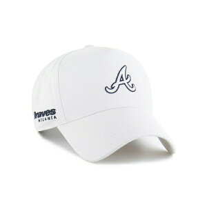 47�u�����h �����Y �X�q �A�N�Z�T���[ Men's White Atlanta Braves Foundational Pinch Offside Adjustable Hat White