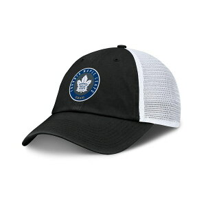 �t�@�i�e�B�N�X �����Y �X�q �A�N�Z�T���[ Men's Black/Gray Toronto Maple Leaf's Averie Trucker Adjustable Hat Black, Gray