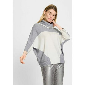 オルセン レディース ニット&セーター アウター Oversized Turtleneck Sweater Misty grey melange