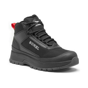 \ Y u[c V[Y Men's Outing Round Toe Mid Top Shoes Black