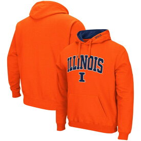 コロシアム メンズ パーカー・スウェットシャツ アウター Illinois Fighting Illini Colosseum Arch & Logo 3.0 Pullover Hoodie Orange