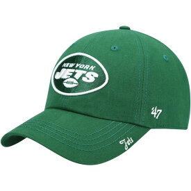 フォーティーセブン レディース 帽子 アクセサリー New York Jets '47 Women's Miata Clean Up Primary Adjustable Hat Green