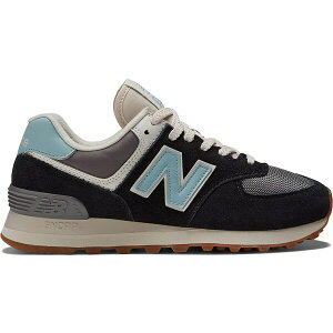 New Balance �j���[�o�����X ���f�B�[�X �X�j�[�J�[ �yNew Balance 574v2 Black Ocean Haze (Women's)�z �T�C�Y US_6.5(23.5cm) Black/Ocean Haze