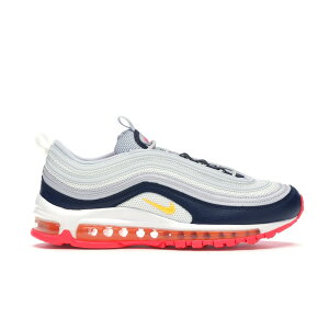 Nike �i�C�L ���f�B�[�X �X�j�[�J�[ �yNike Air Max 97 Midnight Navy Racer Pink Laser Orange (Women's)�z �T�C�Y US_5(22.0cm) Pure Platinum/Midnight Navy-Racer Pink-Laser Orange