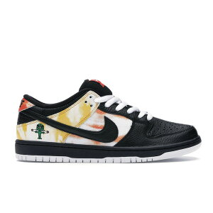 Nike �i�C�L �����Y �X�j�[�J�[ �yNike SB Dunk Low Raygun Tie-Dye Black�z �T�C�Y US_12(30.0cm) Black/Black-Orange Flash