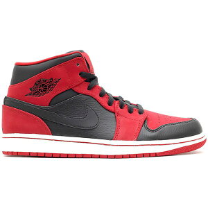 Jordan �W���[�_�� �����Y �X�j�[�J�[ �yJordan 1 Mid Bred (2013)�z �T�C�Y US_8.5(26.5cm) Black/Black-Gym Red