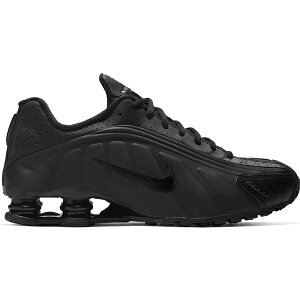 Nike �i�C�L �����Y �X�j�[�J�[ �yNike Shox R4 Triple Black Matte�z �T�C�Y US_8(26.0cm) Black/Black-White-Black