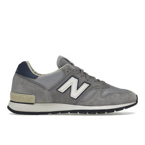 New Balance �j���[�o�����X �����Y �X�j�[�J�[ �yNew Balance 670 MiUK 40th Anniversary Catalogue Pack�z �T�C�Y US_8(26.0cm) Grey/Blue