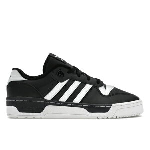 adidas �A�f�B�_�X �����Y �X�j�[�J�[ �yadidas Rivalry Low Core Black Cloud White�z �T�C�Y US_M_4 Core Black/Cloud White/Core Black