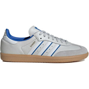 adidas �A�f�B�_�X �����Y �X�j�[�J�[ �yadidas Samba OG Grey One Blue�z �T�C�Y US_M_4 Grey One/Crystal White/Blue