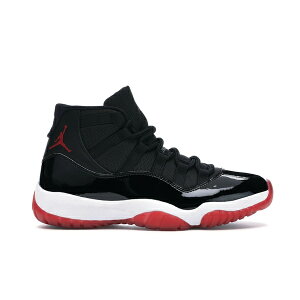 Jordan �W���[�_�� �����Y �X�j�[�J�[ �yJordan 11 Retro Playoffs Bred (2019)�z �T�C�Y US_11.5(29.5cm) Black/White-Varsity Red
