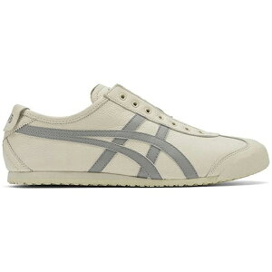 Onitsuka Tiger �I�j�c�J�^�C�K�[ �����Y �X�j�[�J�[ �yOnitsuka Tiger Mexico 66 Slip-On Cream Grey�z �T�C�Y US_7.5(25.5cm) White/Grey