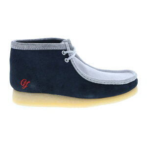 Clarks N[NX Y Xj[J[ yClarks Originals Wallabee Boot VCY Navy Greyz TCY US_9(27.0cm) Navy/Grey