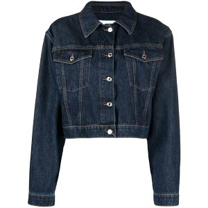 �G���G�X�W�C�G�� ���f�B�[�X �W���P�b�g���u���]�� �A�E�^�[ Spread-collar denim jacket Blue
