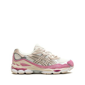 �A�V�b�N�X �����Y �X�j�[�J�[ �V���[�Y Gel-nyc cream/mineral beige/pink sneakers Neutrals