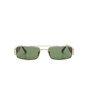 �����_ �t�@���[ ���f�B�[�X �T���O���X���A�C�E�F�A �A�N�Z�T���[ Joey rectangle-frame sunglasses Gold