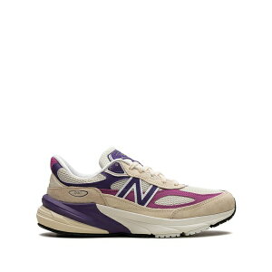 �j���[�o�����X �����Y �X�j�[�J�[ �V���[�Y 990v6 made in usa - macadamia nut magenta sneakers Neutrals