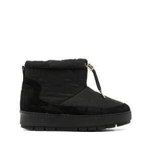 �g�~�[ �q���t�B�K�[ ���f�B�[�X �u�[�c �V���[�Y Monogram-jacquard platform snow boots Black