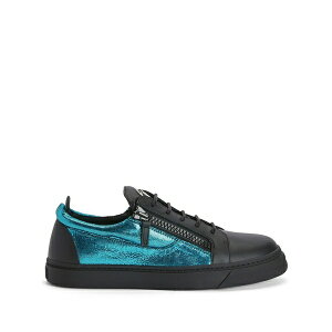 �W���[�b�y�U�m�b�e�B �����Y �X�j�[�J�[ �V���[�Y Frankie double-zip low-top sneakers Blue