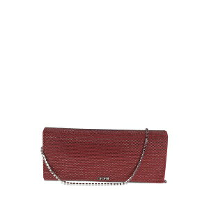 �Q�f�� ���f�B�[�X �N���b�`�o�b�O �o�b�O Crystal envelope chain clutch bag Red