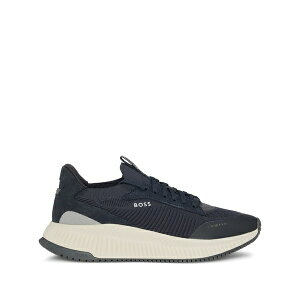 �{�X �����Y �X�j�[�J�[ �V���[�Y Mesh-panelling sneakers Blue